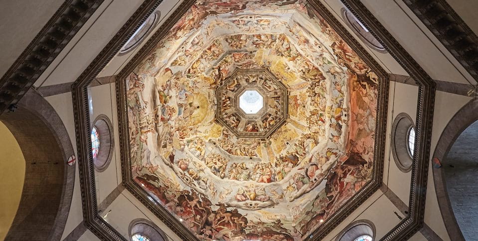 mural on a ceiling.