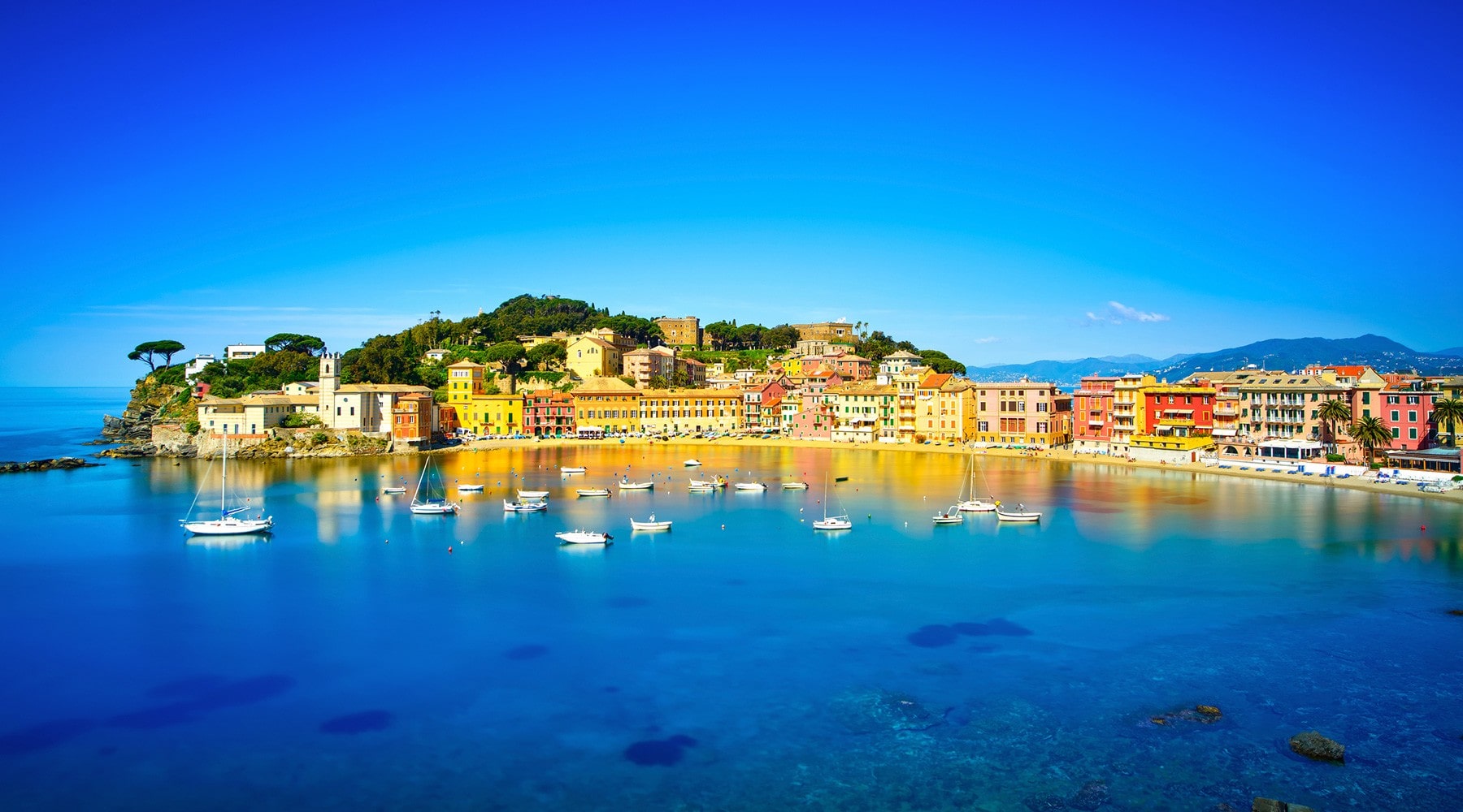 Waterview picture with buildings and boats